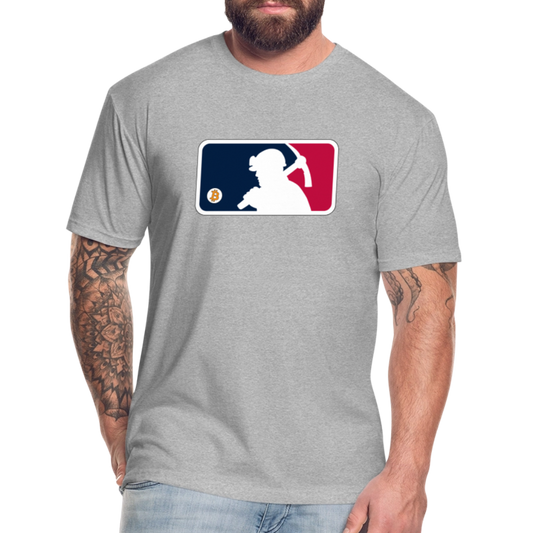 Bitcoin Miner League T-Shirt - heather gray