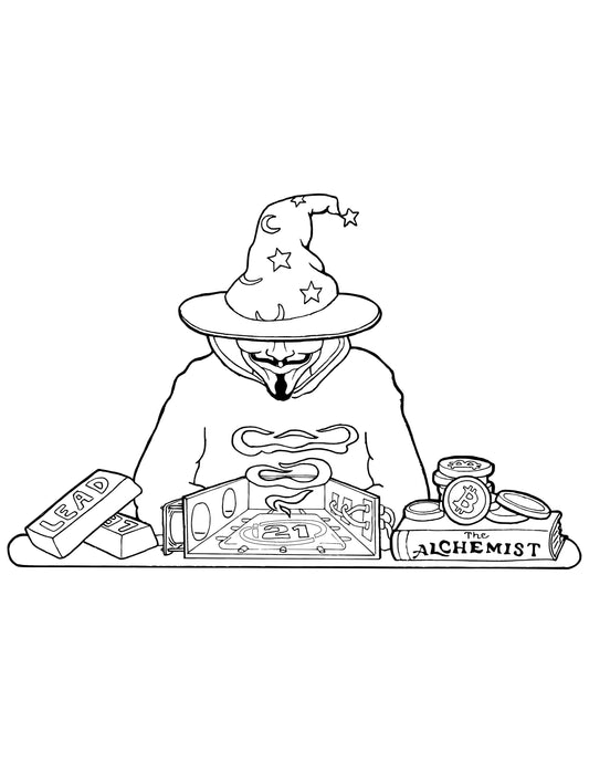 #108 The Alchemist - Coloring Page