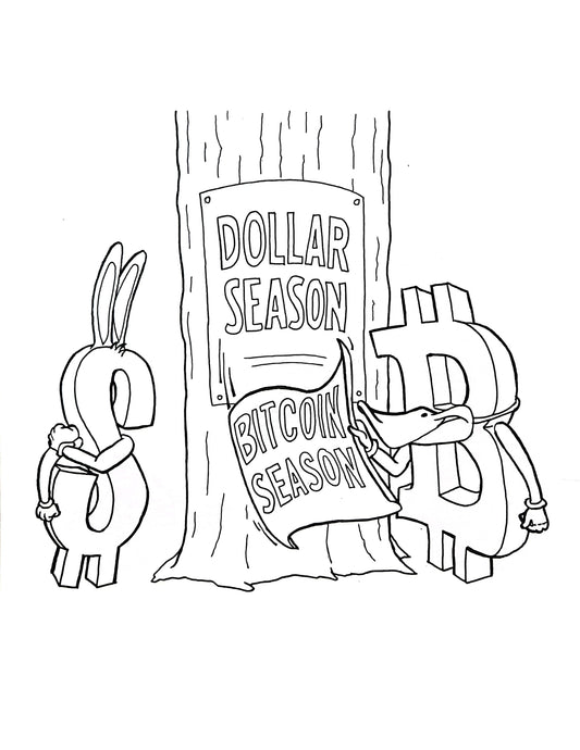 #151 Dollar Season - Coloring Page