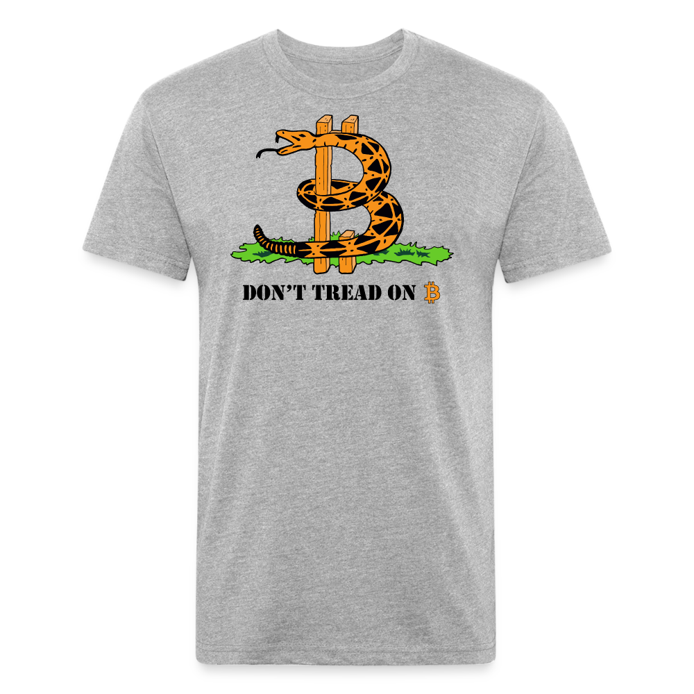 Don't Tread on Bitcoin T-Shirt - heather gray