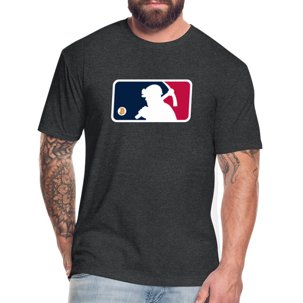 Bitcoin Miner League T-Shirt - heather black