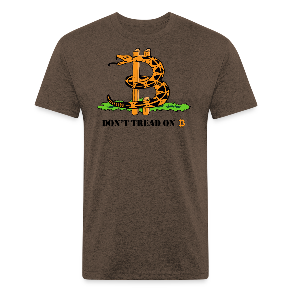 Don't Tread on Bitcoin T-Shirt - heather espresso