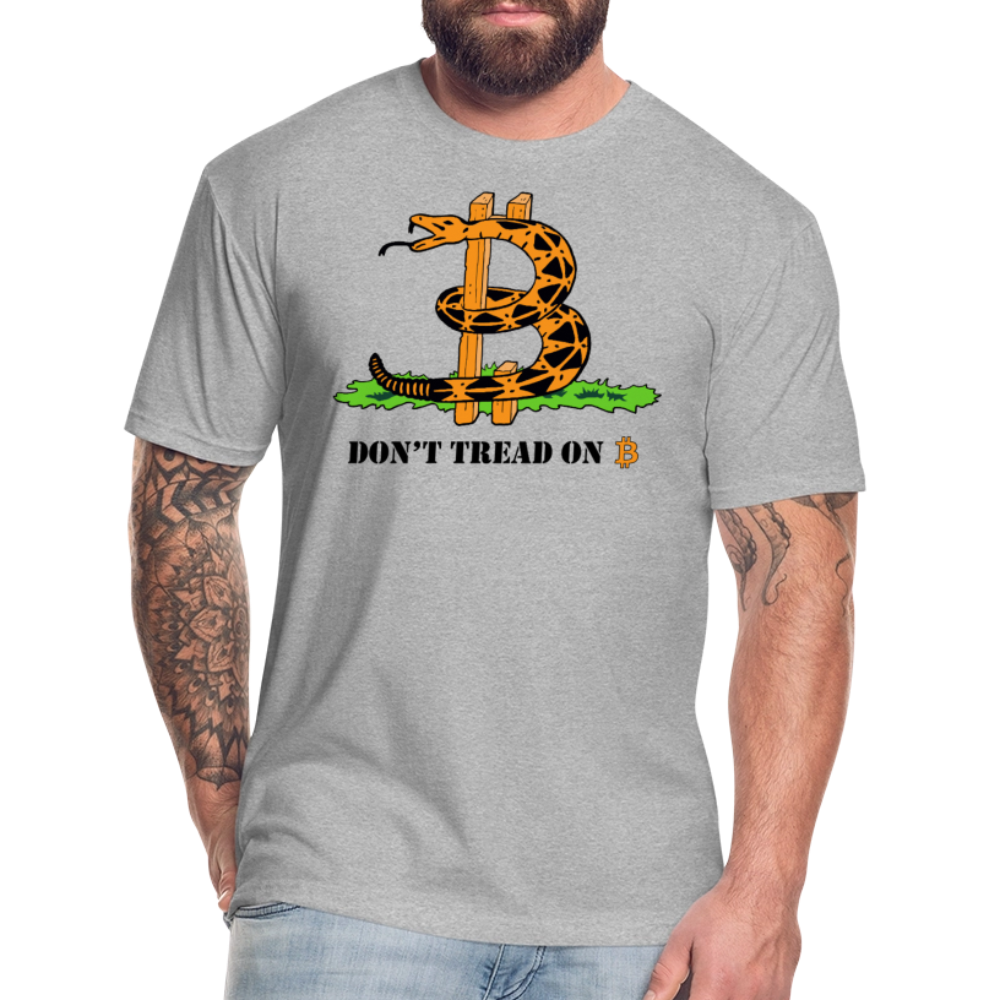 Don't Tread on Bitcoin T-Shirt - heather gray